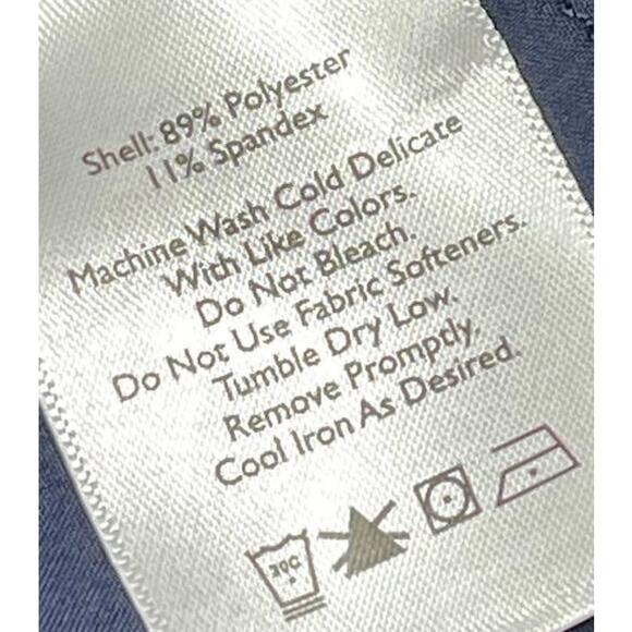 Eddie Bauer Pants Womens Size 8 Blue Cropped Outdoors Gorpcore Hiking Camping - Picture 4 of 5